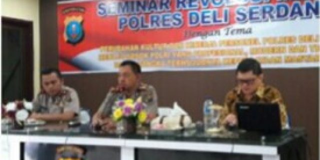 Polres Deli Serdang Gelar Seminar Revolusi Mental