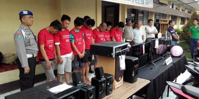 Polrestabes Medan Paparkan Modus Tabrak Adik
