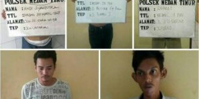 Polsek Medan Timur Ciduk 10 Pelaku Pungli Dalam Operasi Premanisme
