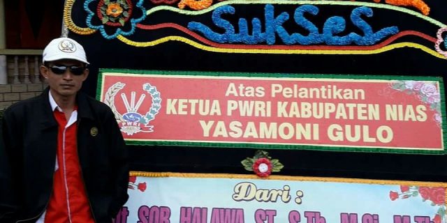 Yasamoni Gulo, Pelantikan PWRI se-Kepulauan Nias adalah Hadiah Ulang Tahun Saya