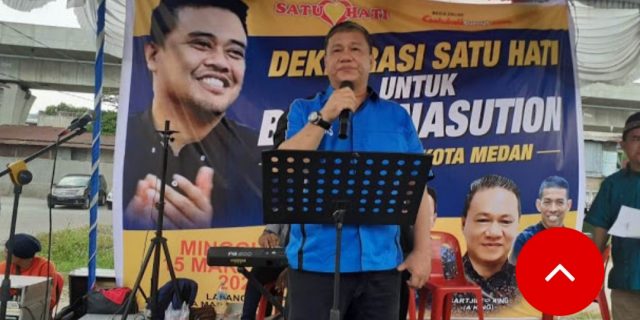 Komunitas Satu Hati Deklarasikan Dukungan Kepada Bobby Nasution