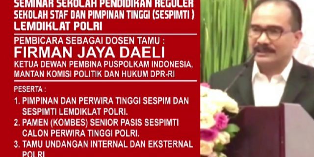 Pembangunan Indonesia Maju: Anatomi Kepemimpinan Polri Dan Atmosfir Kemajuan Bhayangkara