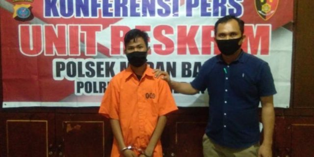 Unit Reskrim Polsek Medan Baru Tangkap Pembawa Sabu