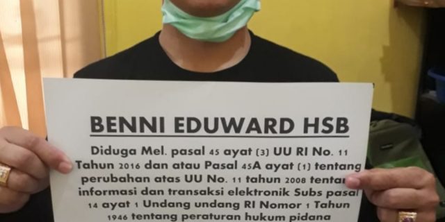 Pemilik Channel Youtube Joniar News Pekan Ditangkap Polisi