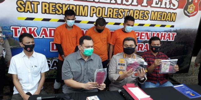 Spesialis Pelaku Jambret Ponsel Ditangkap Satreskrim Polrestabes Medan