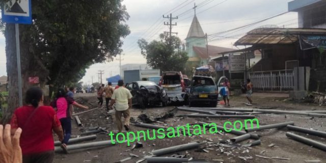 Tabrakan Beruntun di Jalan Asahan-Siantar Dikabarkan Meninggal 6 Orang dan Puluhan Luka Parah
