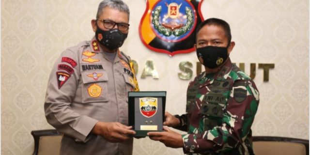 Kapoldasu Terima Kunjungan Silaturahmi Pangdam I/BB