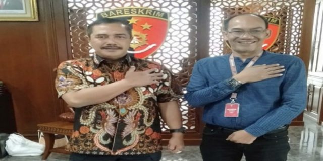 Kabareskrim Terima Kunjungan Pemred Kompastalk