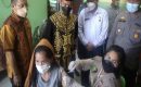 Kolaborasi Dengan PUD Pasar, Polsek Medan Tuntungan Gelar Vaksinasi Dosis lI