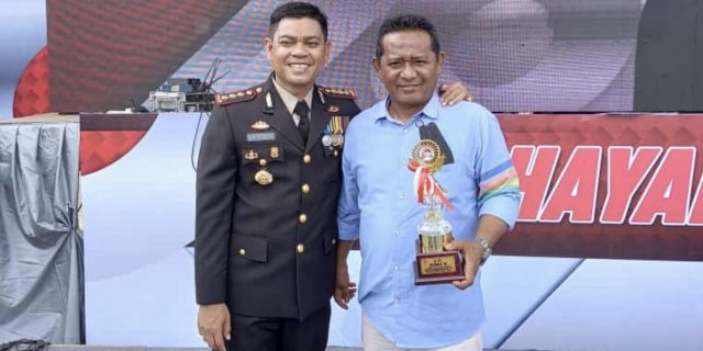 Sekjen Pewarta Juara 2 Lomba Narasi HUT ke-76 Bhayangkara