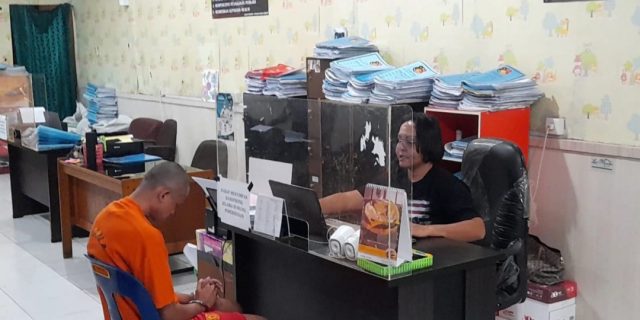 Satreskrim Polrestabes Medan Tahan Pelaku Pelecehan Seksual Terhadap Pegawai Rumah Sakit