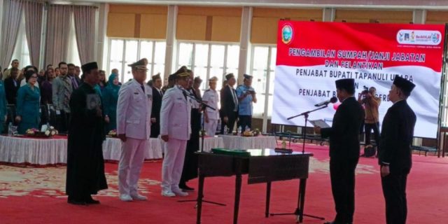 Wiriya dan Dimposma Resmi Dilantik Sebagai Pj Bupati