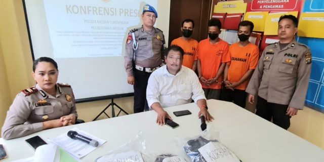 Seminggu Buronan, Tiga Pelaku Pembunuhan Ini Diringkus Polisi