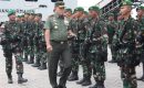 Pangdam l/BB Berangkatkan Satgas Yonif 122/Tombak Sakti ke Perbatasan 
