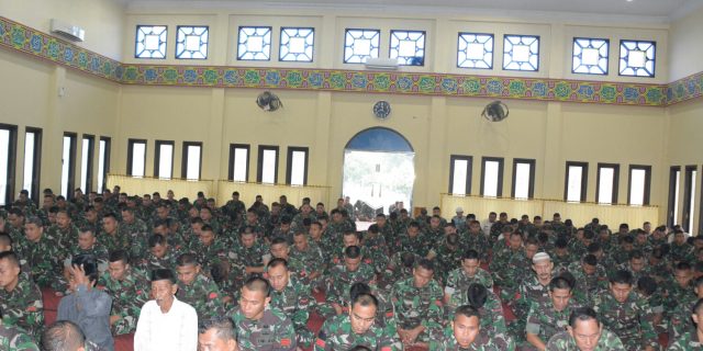 Kodam l/BB Laksanakan Sholat Istis’qo, Dzikir dan Doa Meminta Agar Hujan Turun