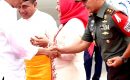 Pangdam l/BB Sambut Kedatangan Presiden RI di Bandara KNI