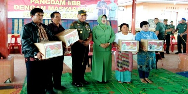 Pangdam l/BB : Derita Rakyat Adalah Derita TNI