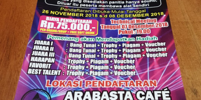 Perdana Arbasta “Got Talent” Ayo Tunjukkan Bakatmu