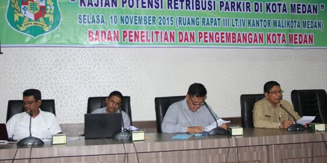 Pemko Medan Kaji Potensi Retribusi Parkir 