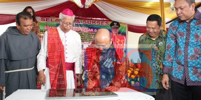 Walikota Medan Resmikan Gereja Katolik  Stasi ST Paulus