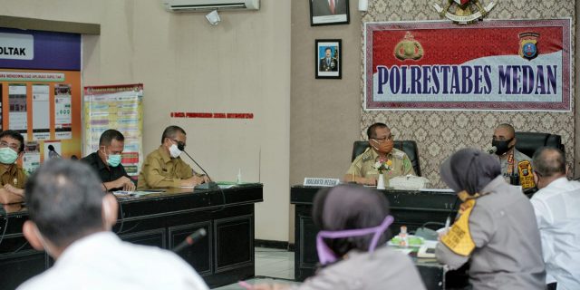 Akhyar Minta Masukan Kapolrestabes Medan Terkait Ranperwal Penanganan Covid-19