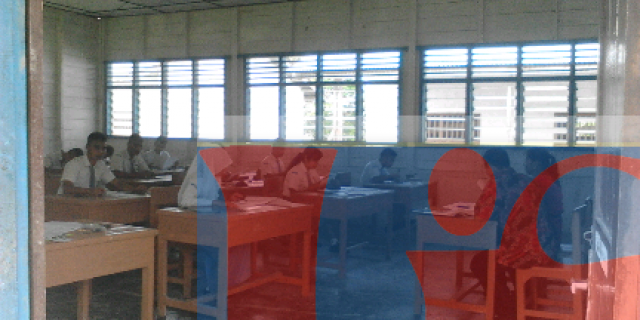 Pelaksanaan UN di SMA dan SMK Negeri 1 Kec. Afulu Berjalan dengan Baik