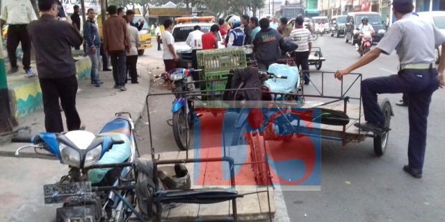 Tim Gabungan Kembali Amankan 12 Becak Barang