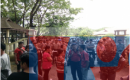 Ratusan Massa dari AMN Desak Kapolri dan Kapoldasu Copot Kapolres Nias