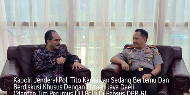Institusi Polri, Program Nawacita Presiden Jokowi Dan Agenda Kerja Kapolri Jenderal Tito Karnavian
