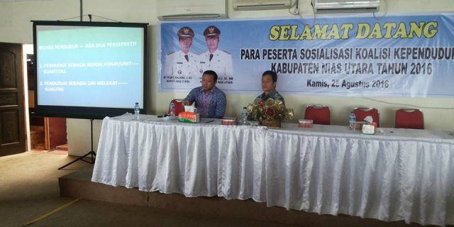 Pemkab Nias Utara Laksanakan Sosialisasi Koalisi Kependudukan