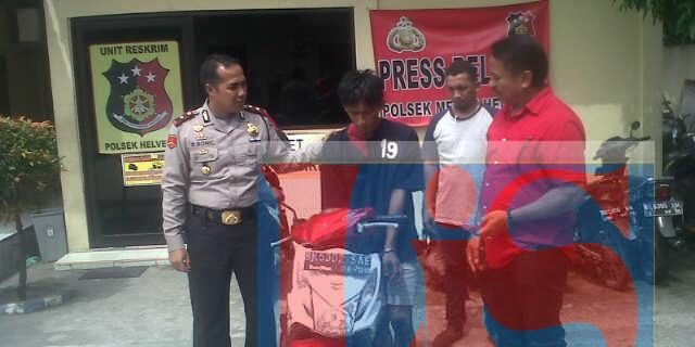 Polsek Helvetia Tangkap Pelaku Curanmor