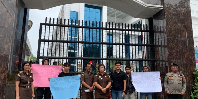Gelar Aksi, Imakor Sumut Laporkan Dugaan Korupsi Dinas Perkim Paluta TA 2022