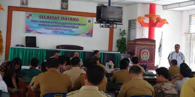 Pemkab Nias Utara Gelar Seminar Koperasi di Sekolah