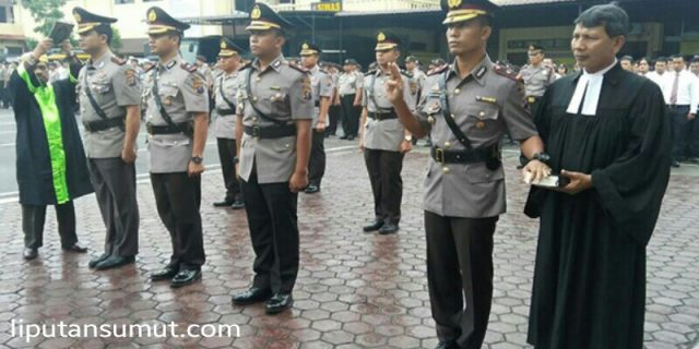 Kompol Victor Ziliwu Resmi Jabat Kapolsek Medan Baru
