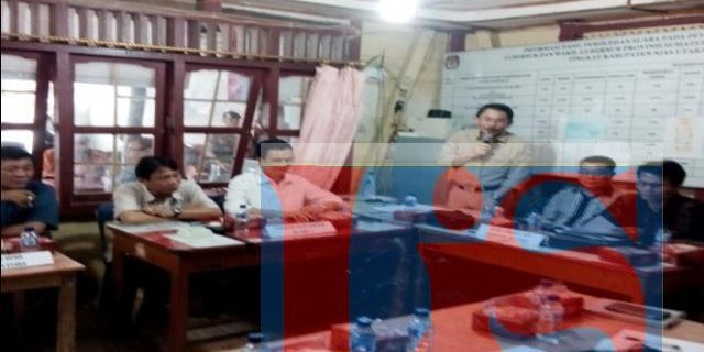 Ketua KPUD Nias Utara Tetapkan Marselinus Ingati Nazara Bupati dan Haogosokhi Hulu Wakil Bupati Nias Utara 