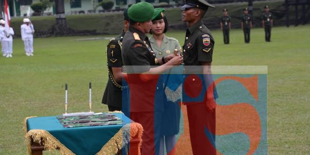 Pangdam l/BB Pimpin Upacara Penutupan Pendidikan Pertama Bintara PK TNI AD Tahap l