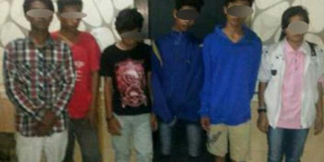 Bawa Sajam dan Keluyuran Malam, Enam ABG Ini Diboyong ke Polsek Patumbak