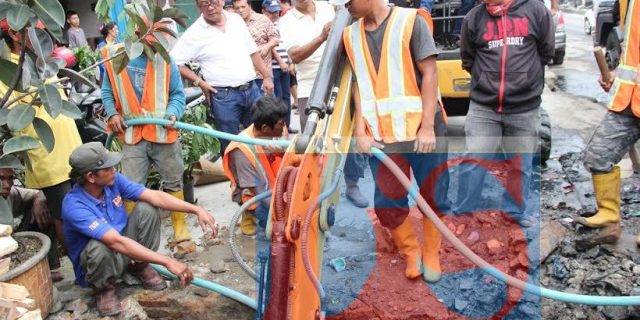 PJ Walikota Medan 12 Jam Gotong Royong di Jalan Denai