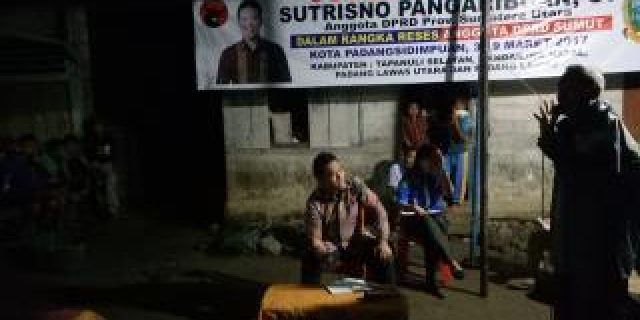Sutrisno Pangaribuan, ST Reses di Tapsel, Madina, Paluta, dan Palas