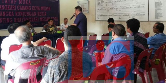 Kapolsek Medan Kota Adakan Pertemuan dengan Pengurus Gereja