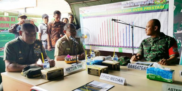 Pemerintah Kota Medan Sambut Kedatangan TIM Wasev TMMD