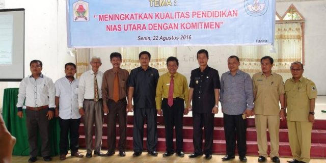 Seminar Sehari Dewan Pendidikan Kabupaten Nias Utara “Dibuka” Wakil Bupati