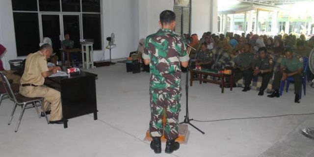 Kodim 0311/Pessel Sosialisasikan Kebijakan Dampak Kependudukan Tingkat Kabupaten Pesisir Selatan