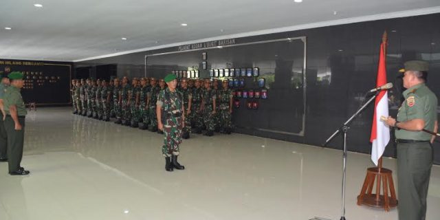 Pangdam I/BB Berangkatkan 79 Orang Kontingen Lomba Peleton Tangkas