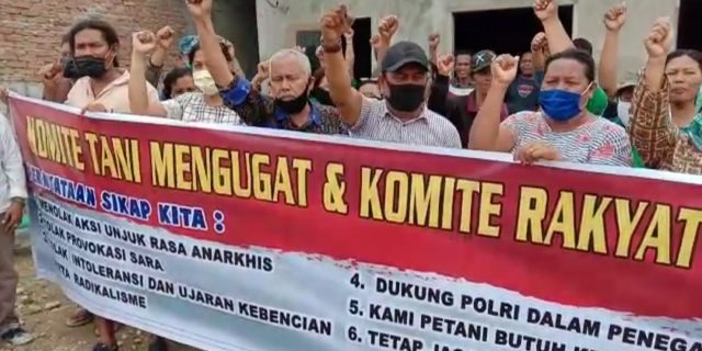 Puluhan Kelompok Tani dari Sumut Dukung Polri Menegakan Hukum