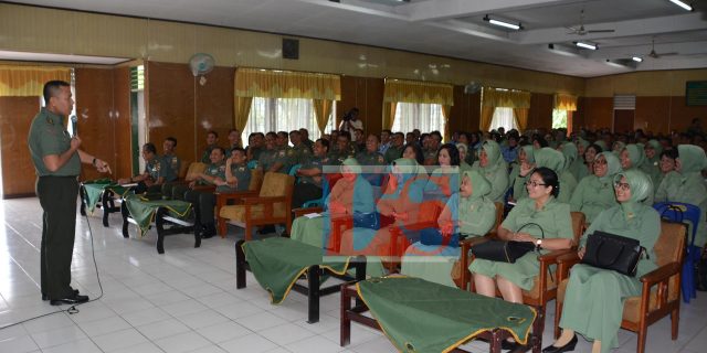 Korem 022/PT Terima Penyuluhan Bintal dari Bintaldam l/BB Korem 022/PT Terima Penyuluhan Bintal dari Bintaldam l/BB
