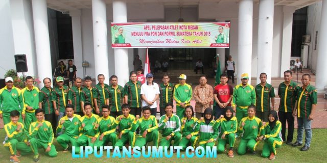 74 Orang Atlit Asal Medan Diberangkatkan Ke Bangka Belitung